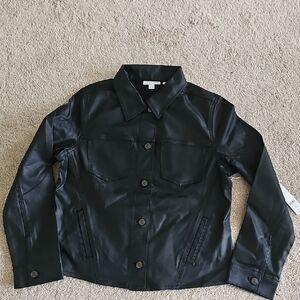 Chico's Classic Coated Denim Jacket